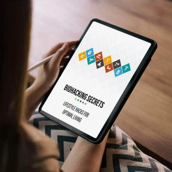 Biohacking Secrets: Lifestyle Hacks for Optimal Living bonus ebook cover
