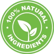 100% natural ingredients seal